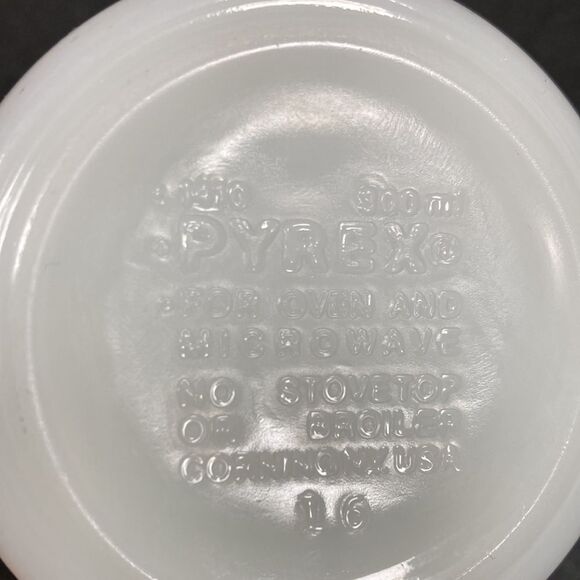 Pyrex Woodland 1410 Milk Glass D Handle Replacement Coffee Cup - Picture 8 of 10